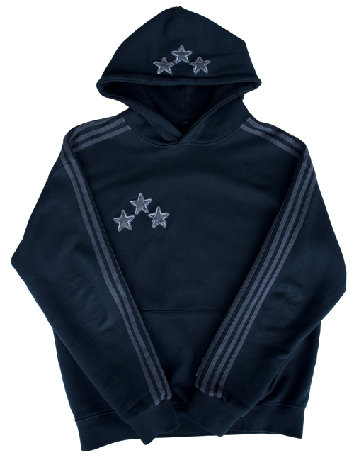 3 stars black hoodie