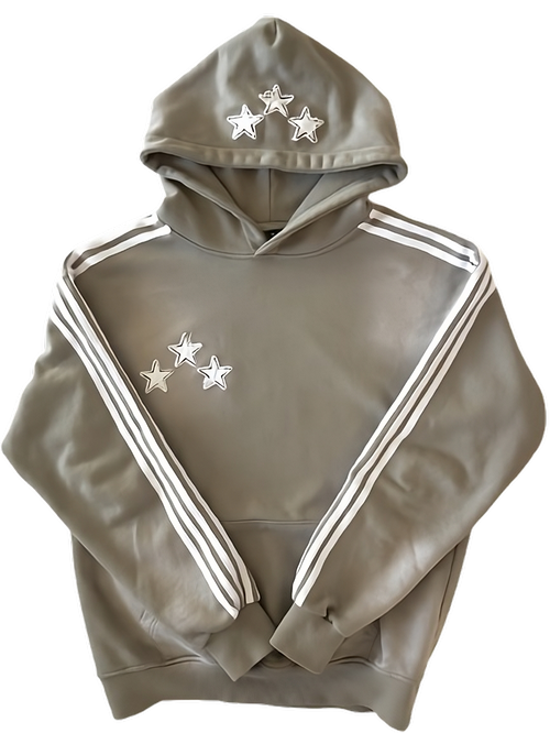 3 stars grey hoodie